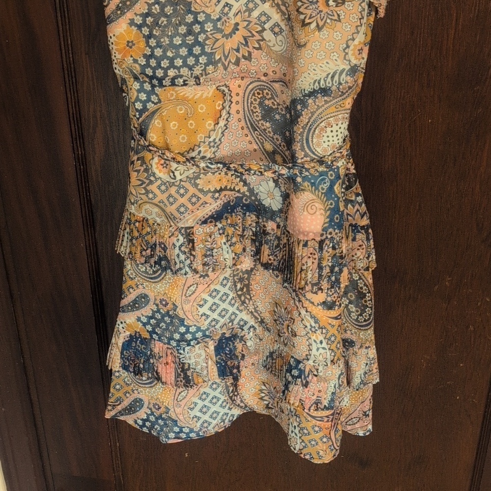 Alden Adair Courtney Paisley Dress Sz S - Picture 7 of 12